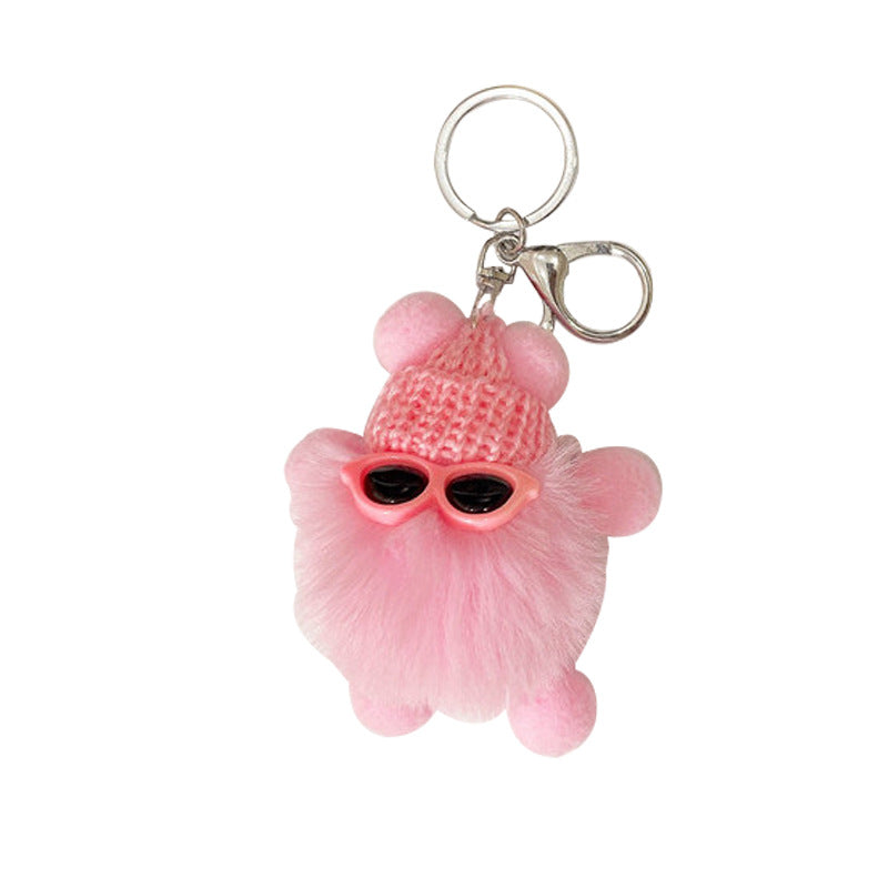Wholesale Fur Ball Doll Keychain